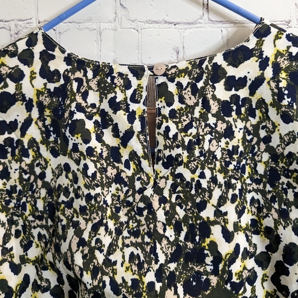 CREAMIE Gorgeous Dress! Girls' 8  Lined Animal Print Long-sleeved Party Dress - Picture 3 of 11